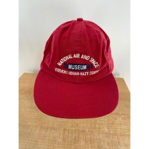 Perrin National Air and Space Museum Udvar-Hazy Center Red Baseball Cap Hat Mens